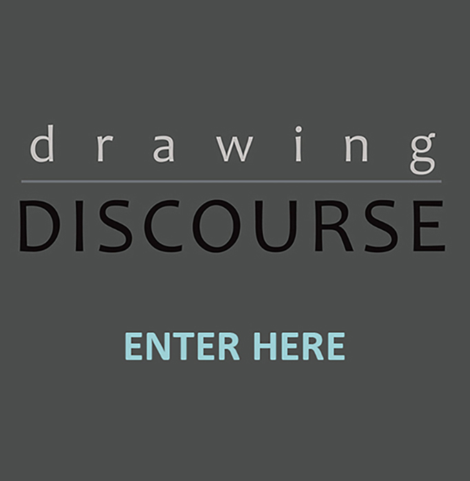Drawing Discourse enter here exhibition logo