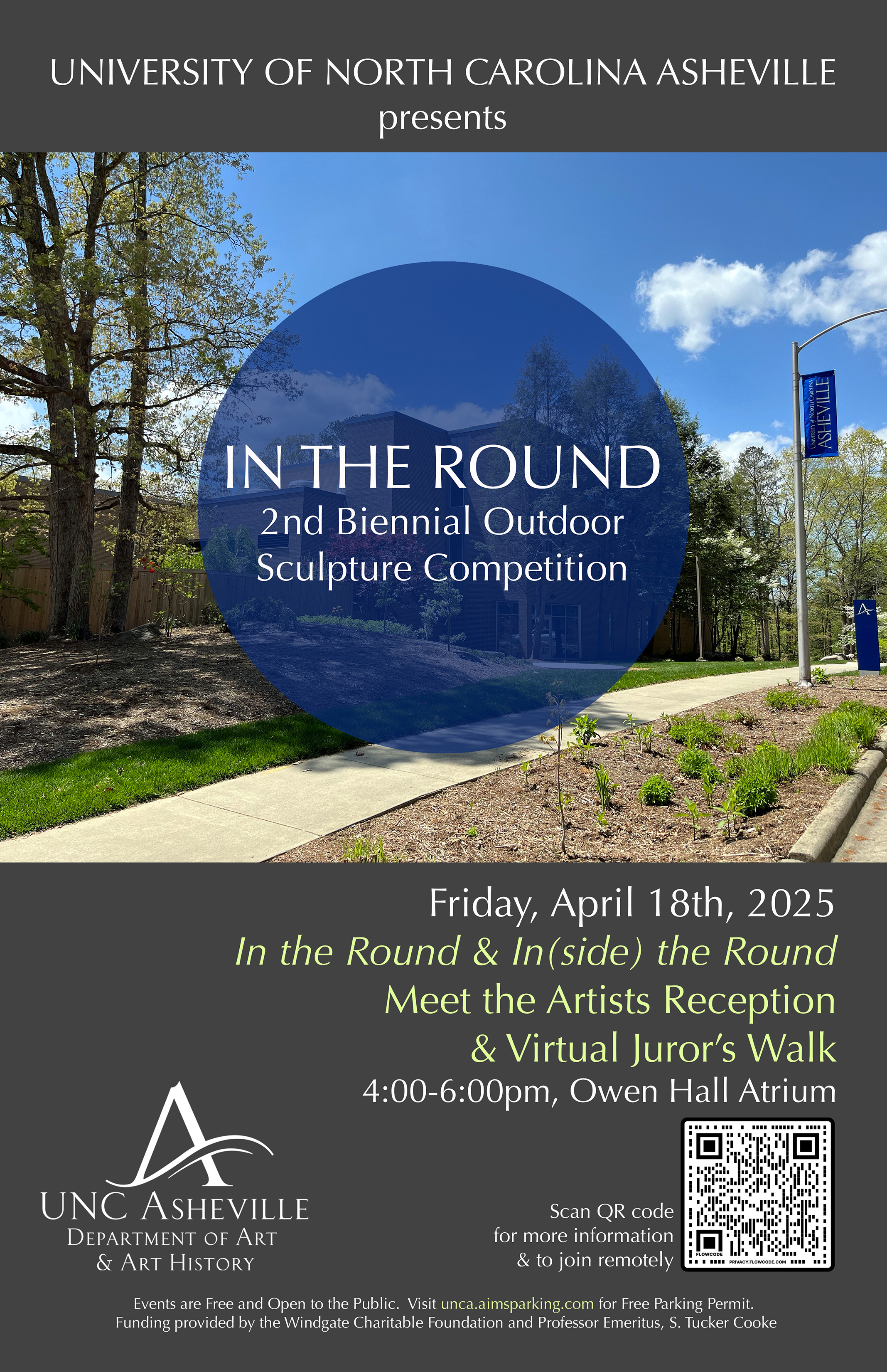 in the round reception poster