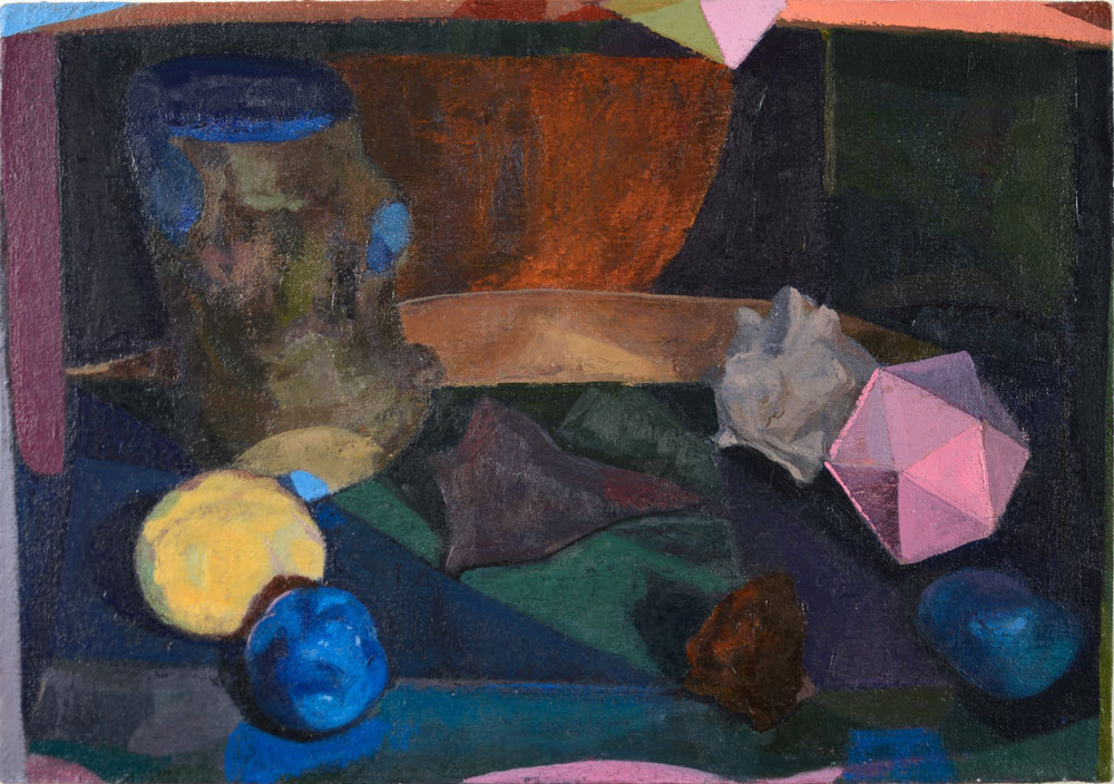 still life with various objects