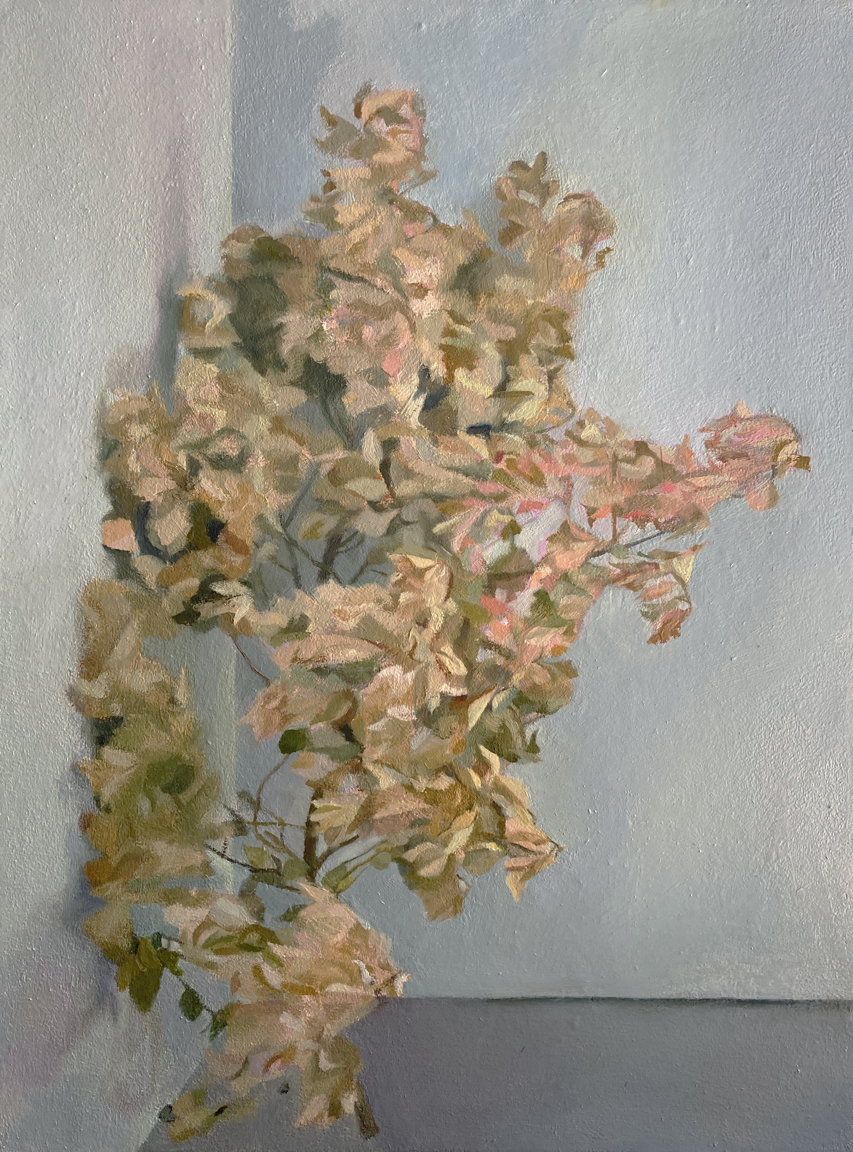 Painting of Branch Segment in Studio