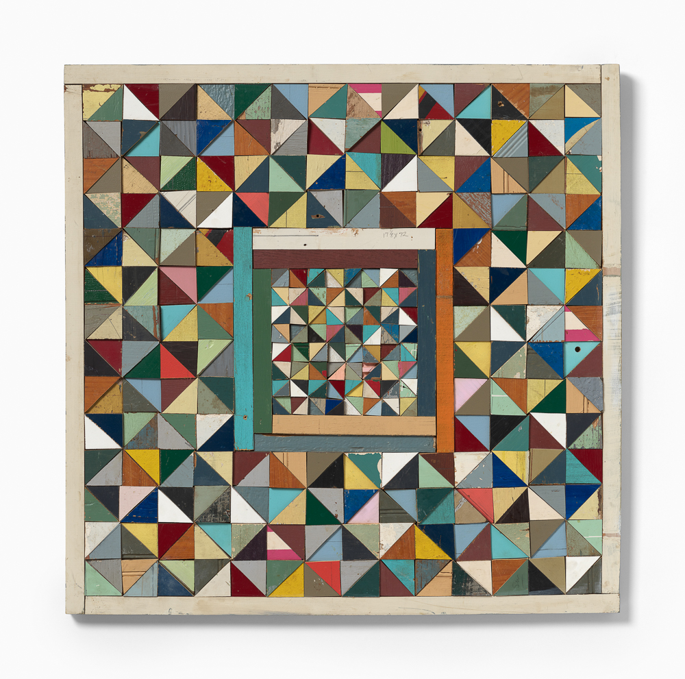Patchwork made out of wood
