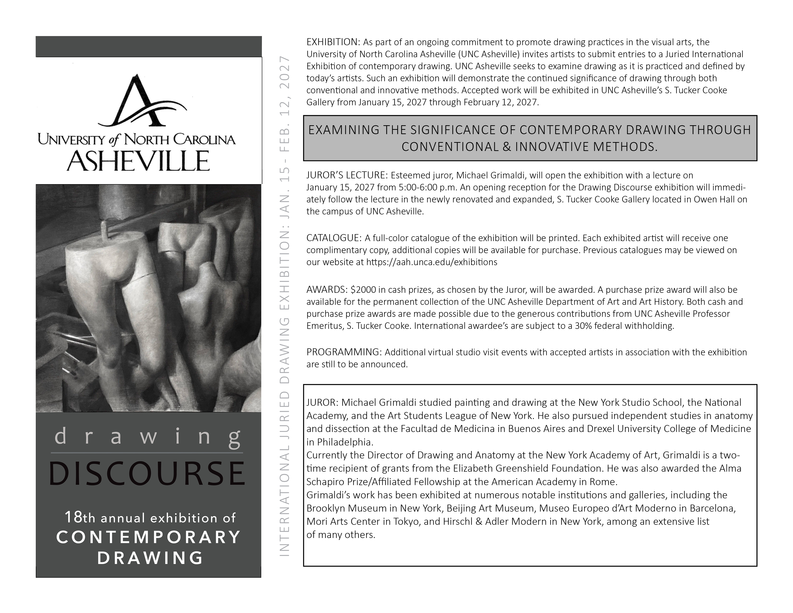 Drawing Discourse prospectus