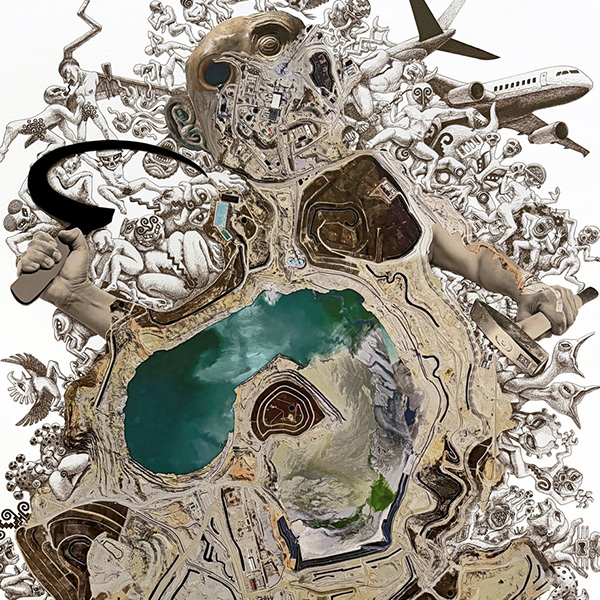 mixed media artwork