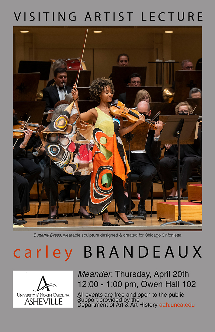 Carley Brandeaux Artist Lecture Poster