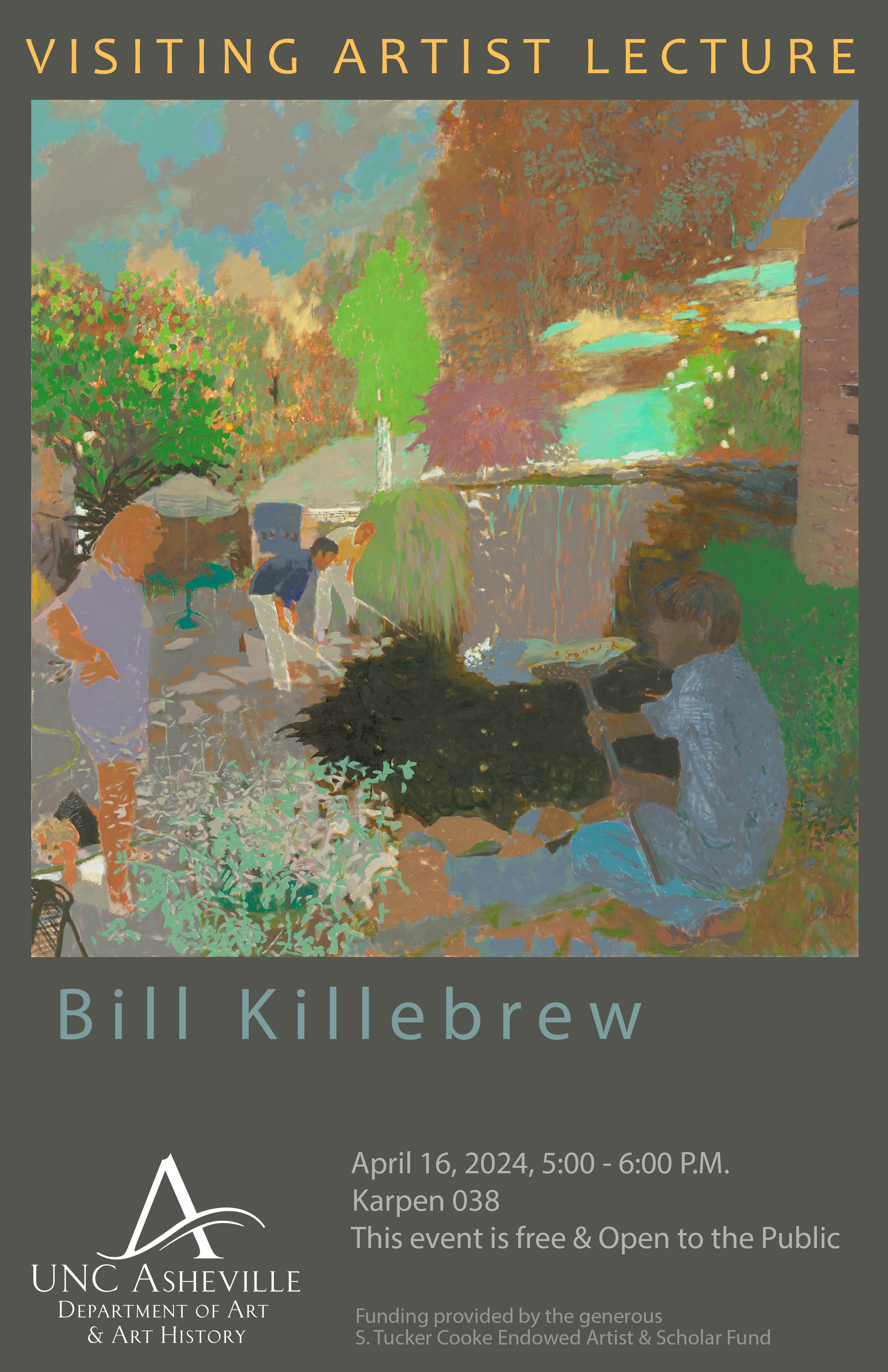 Bill Killebrew Artist Lecture Poster