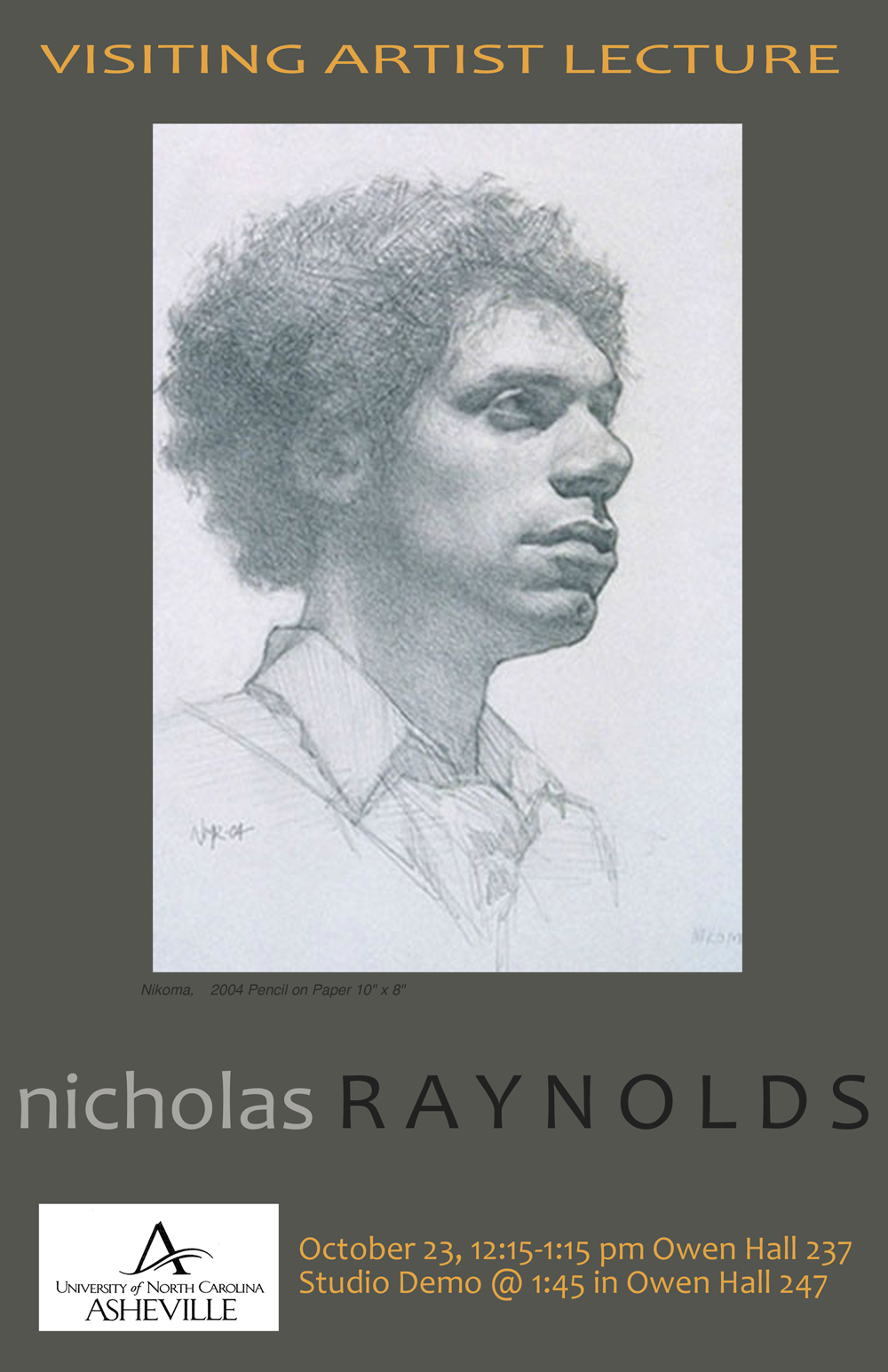 Nicholas Raynolds Lecture Poster
