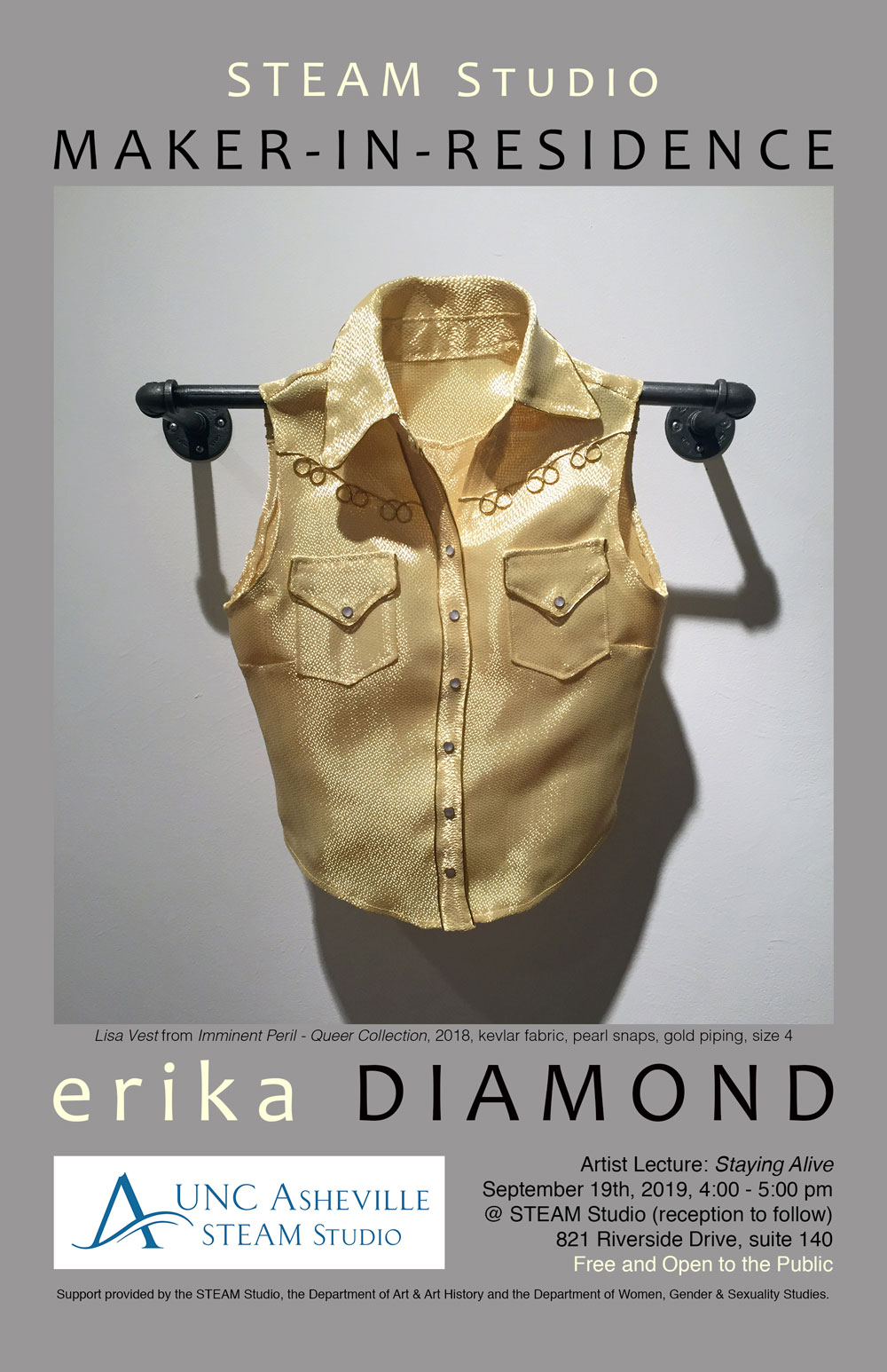Erika Diamond lecture poster