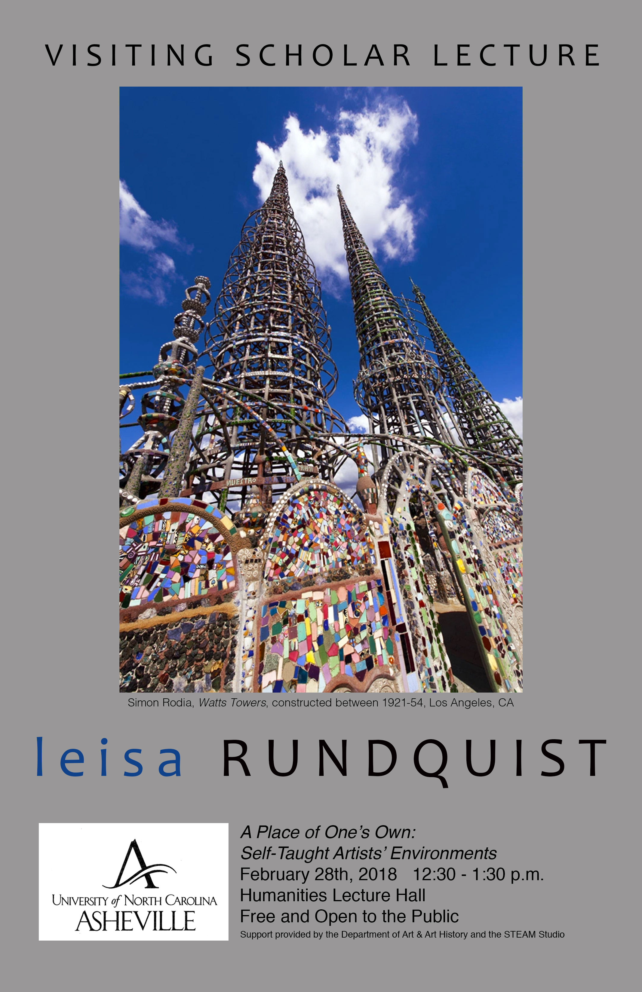 Leisa Rundquist Lecture Poster