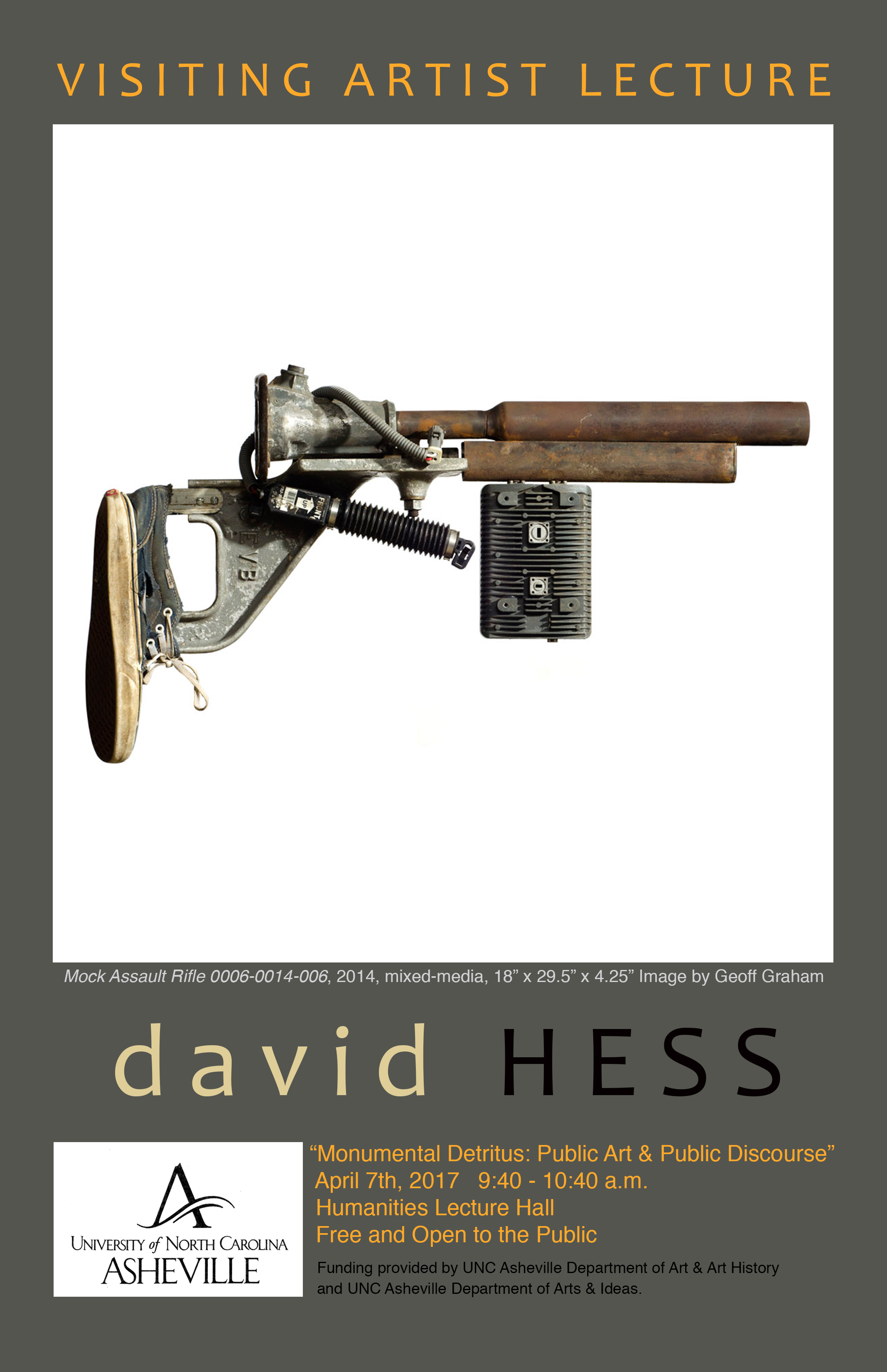 David Hess Lecture Poster