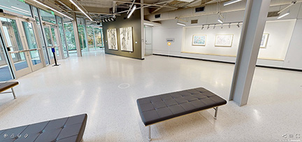 Owen Hall aerial night time